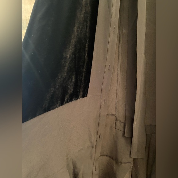 No 21 Numero Ventuno silk and velvet embellished bow shirt dress - Picture 2 of 6